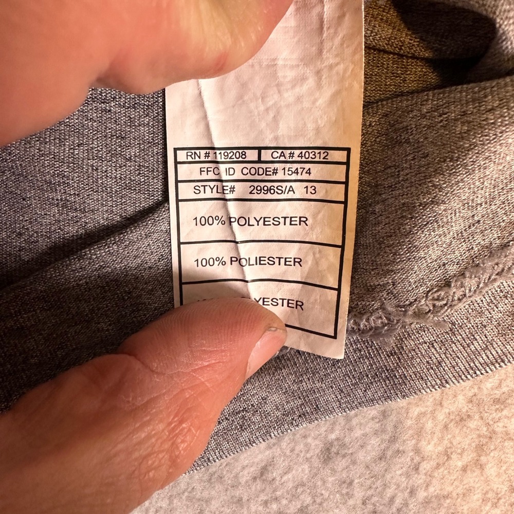 Adidas Climalite Top Gun FBU Gray Graphic Performance T-Shirt Mens 2XL Raglan - Picture 9 of 13